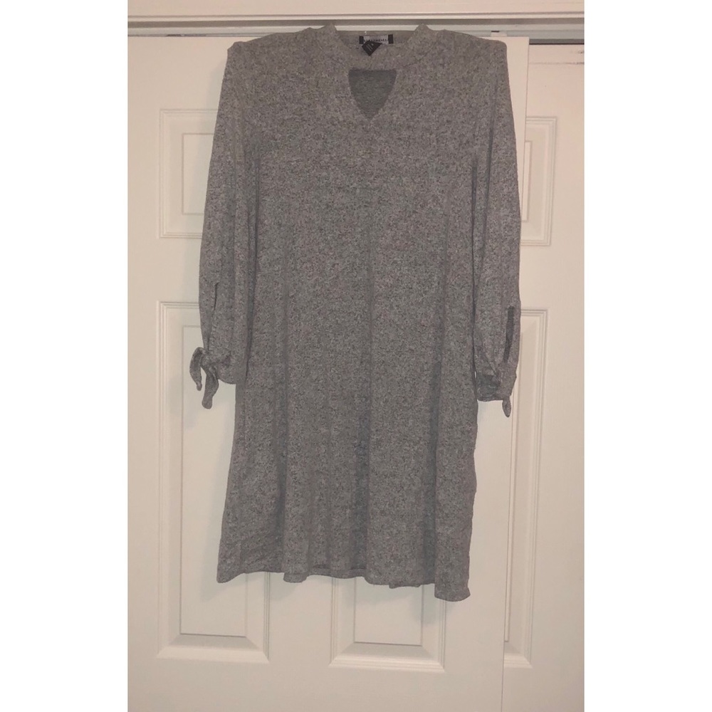 Grey Soft Short Dress